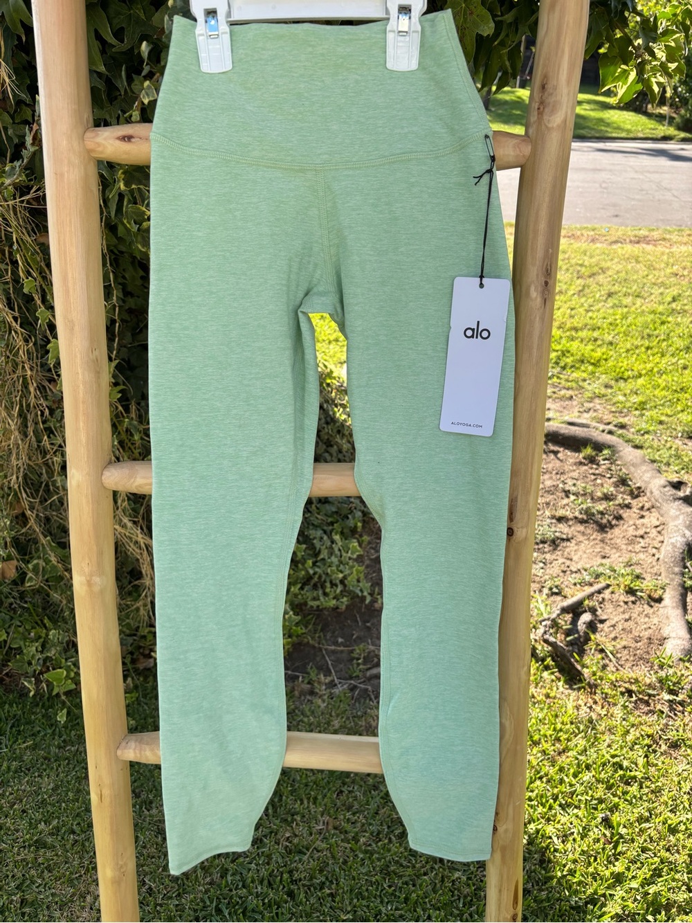 ALO Yoga Kids Mint Green Leggings